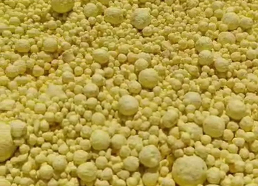 Granular sulphur product